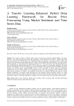 A Transfer Learning–Enhanced Hybrid Deep Learning Framework for Bitcoin Price Forecasting Using Market Sentiment and Time Series Data