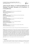 Analyzing the Impact of Artificial Intelligence on Shaping Consumer Demand in E-Commerce: A Critical Review