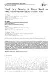 Flood Early Warning in Rivers Based on ESP8266 Microcontroller and Arduino Nano