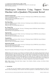 Monkeypox Detection Using Support Vector Machine with a Quadratic Polynomial Kernel