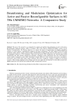 Beamforming and Modulation Optimization for Active and Passive Reconfigurable Surfaces in 6G THz UMMIMO Networks: A Comparative Study