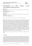 Classification of Soil Images Using Convolutional Neural Network