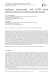 Intelligent Autoencoder with LSTM based Intrusion Detection and Recommender System