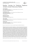 Machine Learning for Predicting Population Attitudes towards Tuberculosis Patients
