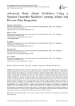 Advanced Heart Attack Prediction Using a Stacked Ensemble Machine Learning Model and Diverse Data Integration