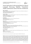 Smart Application for Recruiting Based on Natural Language Processing Methods, Transformer Models and Siamese Neural Network Architecture