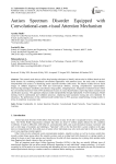 Autism Spectrum Disorder Equipped with Convolutional-cum-visual Attention Mechanism