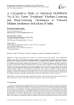 A Comparative Study of Statistical (SARIMA) Vis-À-Vis Some Traditional Machine-Learning and Deep-Learning Techniques to Forecast Malaria Incidences in Kolkata of India