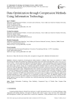 Data Optimization through Compression Methods Using Information Technology