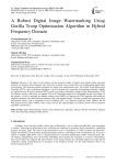 A Robust Digital Image Watermarking Using Gorilla Troop Optimization Algorithm in Hybrid Frequency Domain