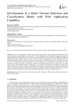 Development of a Brain Tumour Detection and Classification Model with Web Application Capability