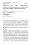 Optimizing Agile System Implementation: Strategies for Enhancing Team Productivity and Project Outcomes in Software Development