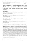 NeSy-Guidance: A Neuro-Symbolic Knowledge Graph for Academic Recommendations Combining Rule-Based Reasoning and Neural Inference