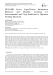 DFI-ADR: Fuzzy Logic-Driven Information Retrieval and Machine Learning for Environmental and Crop Prediction to Optimize Farming Decisions