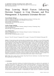 Deep Learning Model Factors Influencing Decision Support in Crop Diseases and Pest Management: A Systematic Literature Review