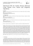 Optimized CNN for Cardiac Disease Detection Using Hybrid Crow Search and Dragonfly Algorithms
