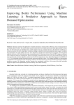 Improving Boiler Performance Using Machine Learning: A Predictive Approach to Steam Demand Optimization