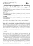 Determining Emotion Intensities from Audio Data Using Ensemble Models: A Late Fusion Approach