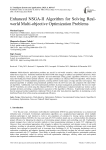 Enhanced NSGA-II Algorithm for Solving Real-world Multi-objective Optimization Problems