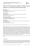 Hybrid LSTM-attention Model for DDoS Attack Detection in Software-defined Networking