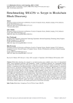 Benchmarking SHA256 vs Scrypt in Blockchain Block Discovery