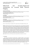 Multi-Scale and Auxiliary-Supervised Architectures for Accurate Road Network Mapping