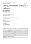 Enhancing Student Placement Accuracy with AI Using GRU and Modified Dwarf Mongoose Optimization