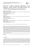 Bacterial Foraging Inspired Mamdani Fuzzy Inference based AODV (BF-MFI-AODV) for VANET Route Management Optimization
