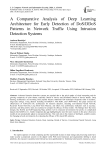 A Comparative Analysis of Deep Learning Architecture for Early Detection of DoS/DDoS Patterns in Network Traffic Using Intrusion Detection Systems