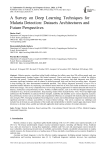 A Survey on Deep Learning Techniques for Malaria Detection: Datasets Architectures and Future Perspectives