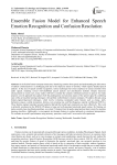 Ensemble Fusion Model for Enhanced Speech Emotion Recognition and Confusion Resolution
