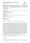 Measuring Cognitive Distortions: A KPI-based Approach to Understanding Faulty Information Processing