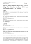 A Novel Hybrid Model for Brain Tumor Analysis Using Dual Attention AtroDense U-Net and Auction Optimized LSTM Network