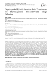 Depth-guided Hybrid Attention Swin Transformer for Physics-guided Self-supervised Image Dehazing