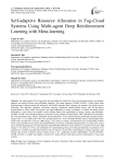 Self-adaptive Resource Allocation in Fog-Cloud Systems Using Multi-agent Deep Reinforcement Learning with Meta-learning