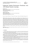 Enhancing Student Performance Prediction with ANN-Based Transfer Learning