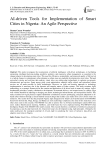AI-driven Tools for Implementation of Smart Cities in Nigeria: An Agile Perspective