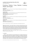 Predicting Diabetes Using Machine Learning: Models and Insights