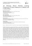 An Ontology Driven Machine Learning Framework for Early Prediction in Children with Cerebral Palsy
