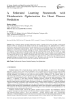 A Federated Learning Framework with Metaheuristic Optimization for Heart Disease Prediction