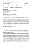 Framework for Incident Identification Based on LLMs and Cybersecurity Ontologies