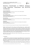 Sentence Classification in Medical Abstracts Using Quantized Transformer and BiLSTM Architecture