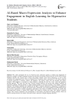 AI-Based Macro Expression Analysis to Enhance Engagement in English Learning for Hyperactive Students