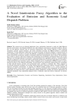 A Novel Intuitionistic Fuzzy Algorithm to the Evaluation of Emission and Economic Load Dispatch Problem