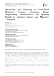 Optimizing Load Balancing in Cloud-Based Healthcare Systems: Leveraging Linear Programming, Metaheuristics, and Queuing Models to Minimize Latency and Maximize Throughput