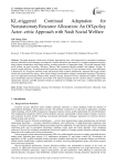 KL-triggered Continual Adaptation for Nonstationary Resource Allocation: An Off-policy Actor–critic Approach with Nash Social Welfare