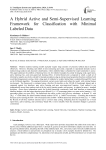 A Hybrid Active and Semi-Supervised Learning Framework for Classification with Minimal Labeled Data