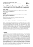 Hybrid Machine Learning Approaches for DNA Classification: A Stacking Classifier Perspective