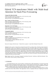 Hybrid TCN-transformer Model with Multi-head Attention for Stock Price Forecasting