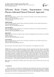 Efficient Road Cracks Segmentation Using Physics Informed Neural Network Approach